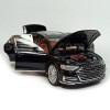 Modelīši AUDI A8 Black 1:24 ar gaismu un skaņu uz akumulatoriem Mēlns