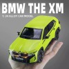 Modelīši BMW XM YELLOW 1:24 ar gaismu un skaņu uz akumulatoriem