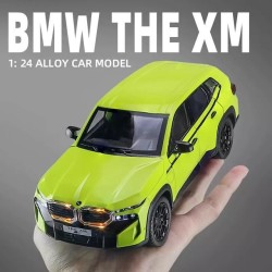 Modelīši BMW XM YELLOW 1:24 ar gaismu un skaņu uz akumulatoriem Modelīši BMW XM YELLOW 1:24 ar gaismu un skaņu uz akumulatoriem