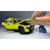 Modelīši BMW XM YELLOW 1:24 ar gaismu un skaņu uz akumulatoriem