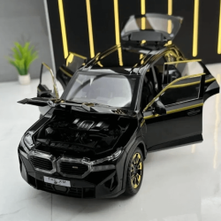 Modelīši BMW XM BLACK 1:24 ar gaismu un skaņu uz akumulatoriem Modelīši BMW XM BLACK 1:24 ar gaismu un skaņu uz akumulatoriem