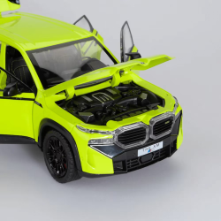 Modelīši BMW XM YELLOW 1:24 ar gaismu un skaņu uz akumulatoriem Modelīši BMW XM YELLOW 1:24 ar gaismu un skaņu uz akumulatoriem