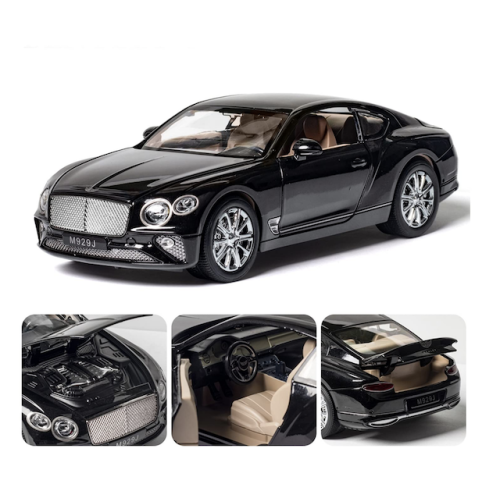 Modelīši Bentley Continental GT ar gaismu un skaņu uz akumulatoriem Mēlns