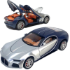 Машинка инерционная металлическая Bugatti Chiron 1:24 со светом и звуком на батарейках Машинка инерционная металлическая Bugatti Chiron 1:24 со светом и звуком на батарейках