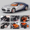 Машинка инерционная металлическая Bugatti Chiron 1:24 со светом и звуком на батарейках Машинка инерционная металлическая Bugatti Chiron 1:24 со светом и звуком на батарейках