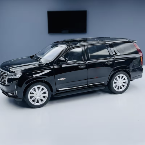 Modelīši Collectible Escalade 1:24 ar gaismu un skaņu uz akumulatoriem Mēlns