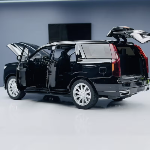 Modelīši Collectible Escalade 1:24 ar gaismu un skaņu uz akumulatoriem Mēlns