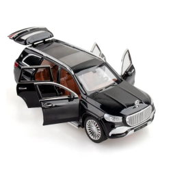 Modelīši Mercedes-Benz Maybach GLS 600 1:24 ar gaismu un skaņu uz akumulatoriem Mēlns Modelīši Mercedes-Benz Maybach GLS 600 1:24 ar gaismu un skaņu uz akumulatoriem Mēlns