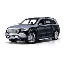 Modelīši Mercedes-Benz Maybach GLS 600 1:24 ar gaismu un skaņu uz akumulatoriem Mēlns/Sudrabs Modelīši Mercedes-Benz Maybach GLS 600 1:24 ar gaismu un skaņu uz akumulatoriem Mēlns/Sudrabs