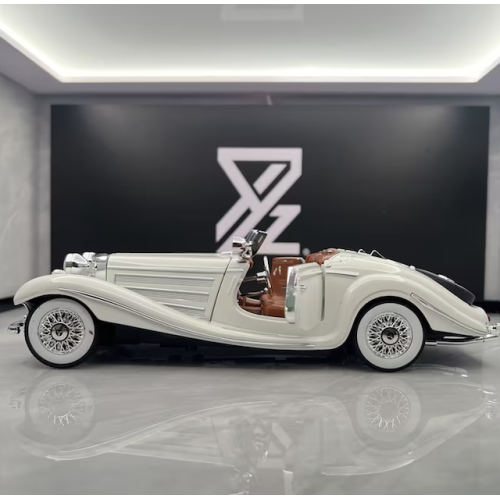 Modelīši Grand Tourer 1:24 ar gaismu un skaņu uz akumulatoriem White