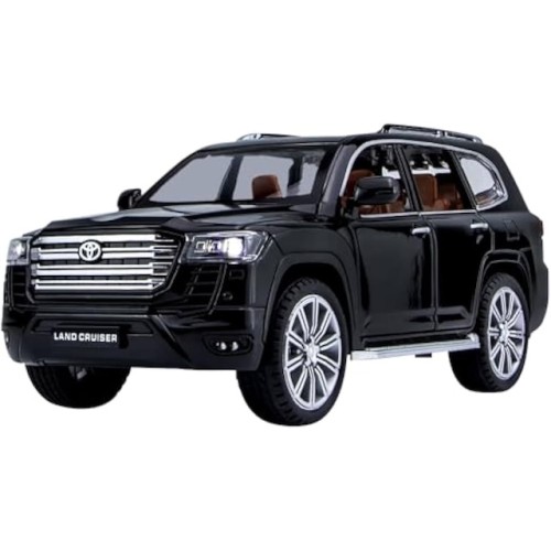 Modelīši TOYOTA LAND CRUISER LC300 1:24 ar gaismu un skaņu uz akumulatoriem Mēlns