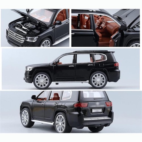 Modelīši TOYOTA LAND CRUISER LC300 1:24 ar gaismu un skaņu uz akumulatoriem Mēlns