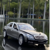 Modelīši Maybach 62s S650 1:24 ar gaismu un skaņu uz akumulatoriem Gray/Black