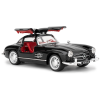 Машинка инерционная металлическая Mercedes-Benz 300 SL Black 1:24 со светом и звуком на батарейках Черный Машинка инерционная металлическая Mercedes-Benz 300 SL Black 1:24 со светом и звуком на батарейках Черный