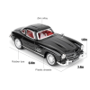 Машинка инерционная металлическая Mercedes-Benz 300 SL Black 1:24 со светом и звуком на батарейках Черный Машинка инерционная металлическая Mercedes-Benz 300 SL Black 1:24 со светом и звуком на батарейках Черный