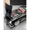Машинка инерционная металлическая Mercedes-Benz 300 SL Black 1:24 со светом и звуком на батарейках Черный Машинка инерционная металлическая Mercedes-Benz 300 SL Black 1:24 со светом и звуком на батарейках Черный
