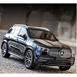 Modelīši MERCEDES GLE 350 Black 1:24 ar gaismu un skaņu uz akumulatoriem Mēlns