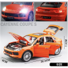 Modelīši Porsche Cayenne S Coupe 1:24 ar gaismu un skaņu uz akumulatoriem Orange