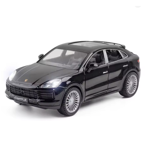 Modelīši Porsche Cayenne S Coupe 1:24 ar gaismu un skaņu uz akumulatoriem Mēlns