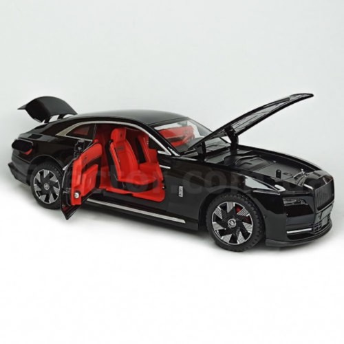 Modelīši Rolls Royces Spectre 1:24 ar gaismu un skaņu uz akumulatoriem Mēlns