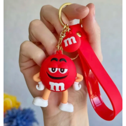 Atslēgu piekariņš M&Ms sarkans Atslēgu piekariņš M&Ms sarkans