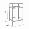 Mucas statīvs 70x70x140 cm Mucas statīvs 70x70x140 cm