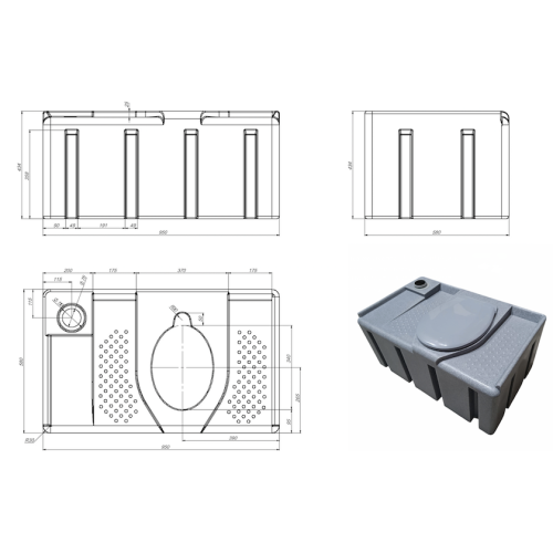 Āra BIO tualetes tvertne