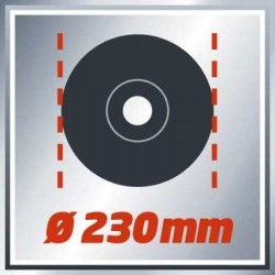 EINHELL TE-AG 230/2000 Leņķa slīpmašīna EINHELL TE-AG 230/2000 Leņķa slīpmašīna