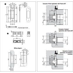 Pretplāksne magnetiskai slēdzenei AGB EASY-FIX EVO Melns ZNE Pretplāksne magnetiskai slēdzenei AGB EASY-FIX EVO Melns ZNE