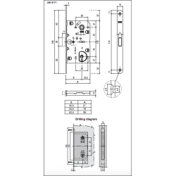 Magnetiska iekšdurvju AGB slēdzene POLARIS BB 90mm Balts ZBN Magnetiska iekšdurvju AGB slēdzene POLARIS BB 90mm Balts ZBN