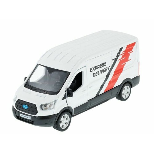 Modelīši Ford Transit Van 2018, balts, 1:43