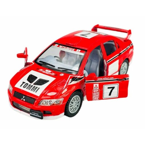 Modelīši - Mitsubishi Lancer Evo VII WRC #7, 1:36, Kinsmart