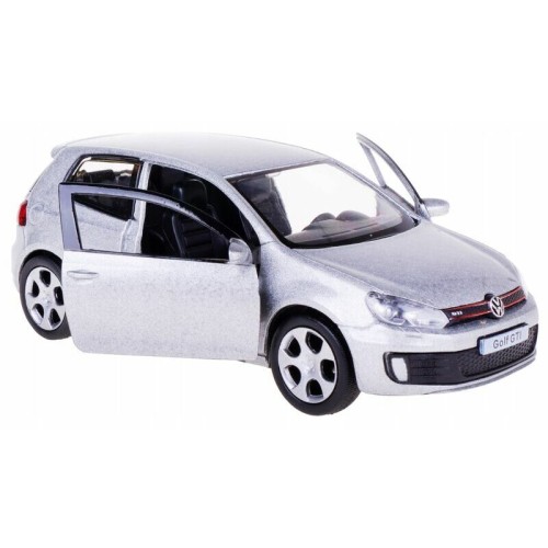 MODELĪŠI VW GOLF GTI, SUDRABA, 1:32, RMZ