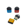 Mini karšu lasītājs micro SD kartēm-USB, Komplekts - 3 gab (zelts, zils un sarkans)