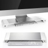 Monitoru plaukts ALUMINIUM SPACE BAR ar 4 USB lādešanas izejam