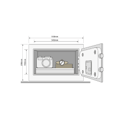 Mēbeļu seifs High Security YALE SMART (augstums 20cm, platums 35cm).Ar atvēršanas paziņojumiem Mēbeļu seifs High Security YALE SMART (augstums 20cm, platums 35cm).Ar atvēršanas paziņojumiem